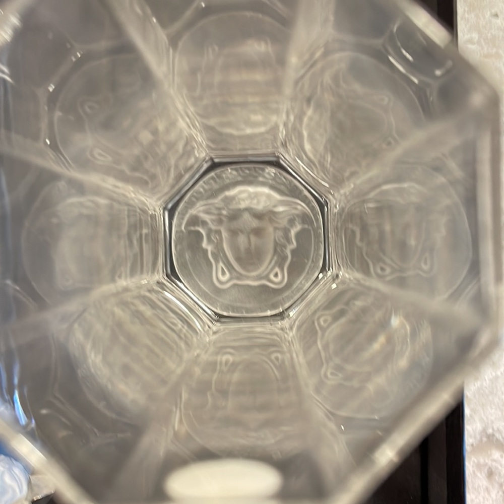 Versace Medusa long drink/highball glasses.